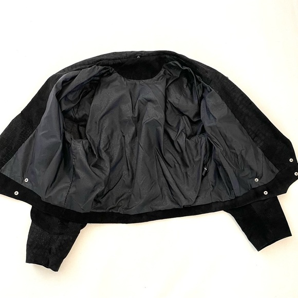 Vintage sueded leather fringed crop jacket medium - Picture 7 of 15